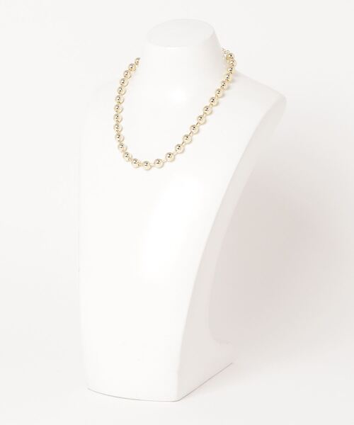 atmos pink（アトモスピンク）の「atmos pink ボールチェーン 2連ネックレス（ネックレス・レディース・シルバー/ゴールド・FREE）」の3枚目の写真