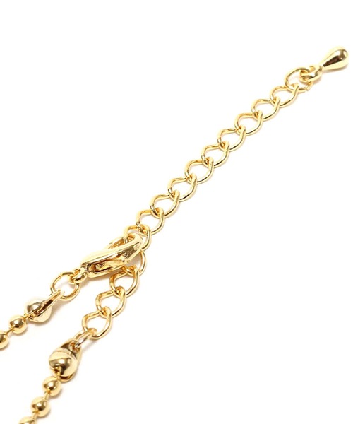 atmos pink（アトモスピンク）の「atmos pink ボールチェーン 2連ネックレス（ネックレス・レディース・シルバー/ゴールド・FREE）」の5枚目の写真