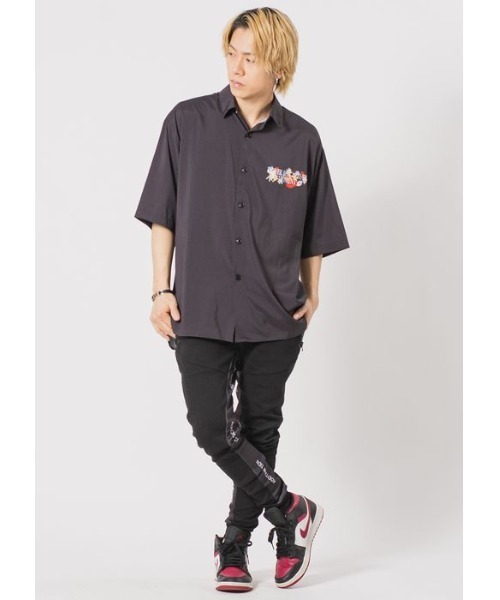 ⭐️限定コラボ⭐️ エフアールツー サプール ビッグロゴ 長袖 XL ブラック X-girl エックスガール X-GIRL WARP LOGO BIG B/B TEE