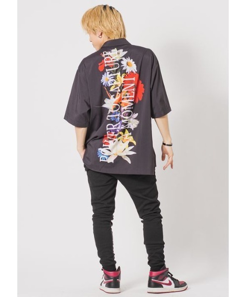 ⭐️限定コラボ⭐️ エフアールツー サプール ビッグロゴ 長袖 XL ブラック RE730（アールイーセブンサーティー）の「ビッグシルエット半袖