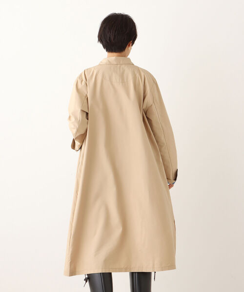 Afternoon Tea(アフタヌーンティー)の「ステンカラーロングコート(ステンカラーコート・レディース・ベージュ/ネイビー/ブルー・MEDIUM)」の5枚目の写真