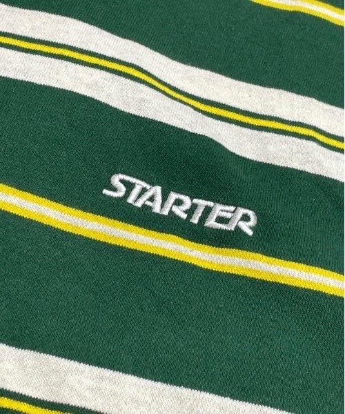 STARTER（スターター）の「JE-STARTER.マルチボーダーSSTEE（Tシャツ/カットソー・メンズ・ブラック/グリーン・M/L）」の7枚目の写真