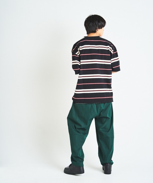 STARTER（スターター）の「JE-STARTER.マルチボーダーSSTEE（Tシャツ/カットソー・メンズ・ブラック/グリーン・M/L）」の19枚目の写真