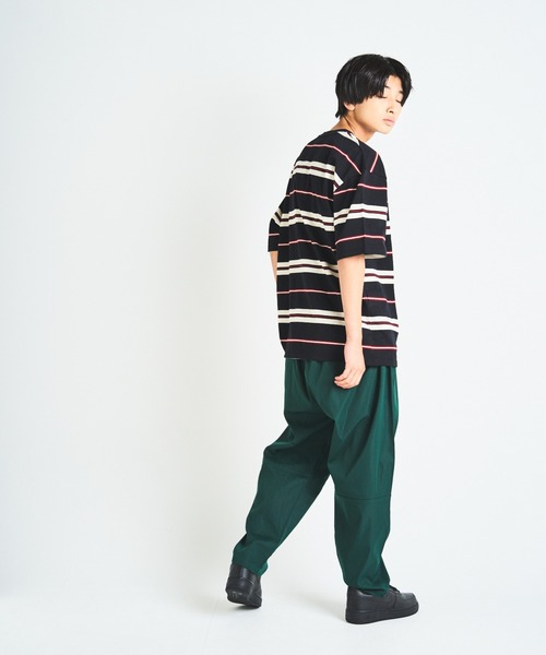 STARTER（スターター）の「JE-STARTER.マルチボーダーSSTEE（Tシャツ/カットソー・メンズ・ブラック/グリーン・M/L）」の17枚目の写真