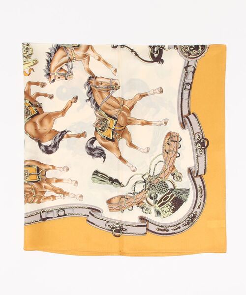 モンロアン mont loin / シルクスカーフ シルクツイル ギャロップ