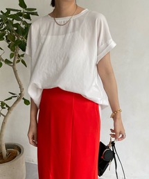 ストレッチシフォンブラウス