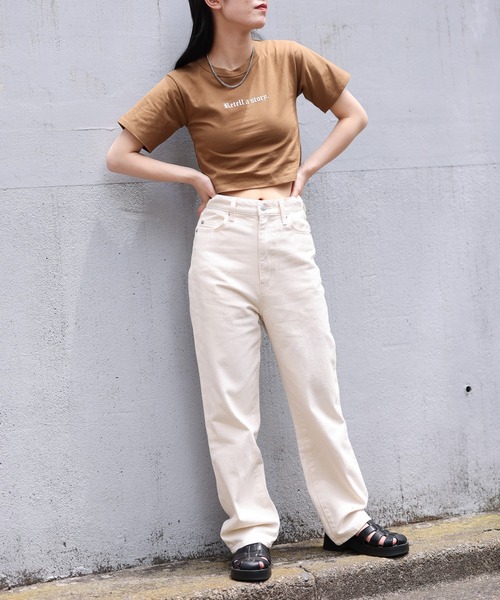 WEGO(ウィゴー)の「WEGO/アソートチビT(Tシャツ/カットソー・レディース・その他1/ブラック/ブラウン・FREE)」の9枚目の写真