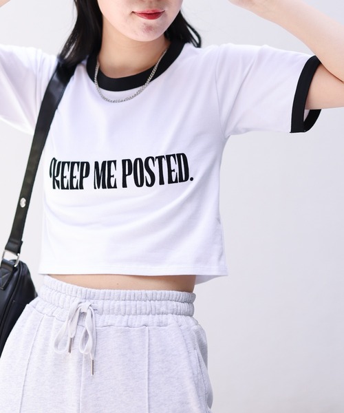 WEGO(ウィゴー)の「WEGO/アソートチビT(Tシャツ/カットソー・レディース・その他1/ブラック/ブラウン・FREE)」の6枚目の写真