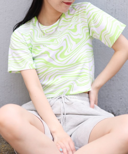 WEGO(ウィゴー)の「WEGO/アソートチビT(Tシャツ/カットソー・レディース・その他1/ブラック/ブラウン・FREE)」の16枚目の写真