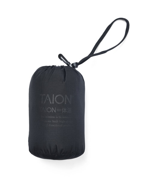 TAION（タイオン）の「MILITARY ZIP V NECK DOWN VEST（ダウンジャケット/コート・メンズ・ブラック/ダークグレー・S/M/L/XL）」の5枚目の写真