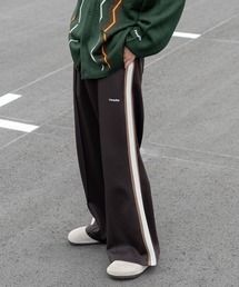 Perushu | セミフレアワイドトラックパンツ(その他パンツ)