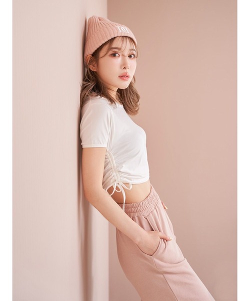 ギャザーリンガーTシャツ（Tシャツ/カットソー）｜Darich
