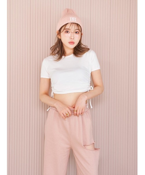セール】ギャザーリンガーTシャツ（Tシャツ/カットソー