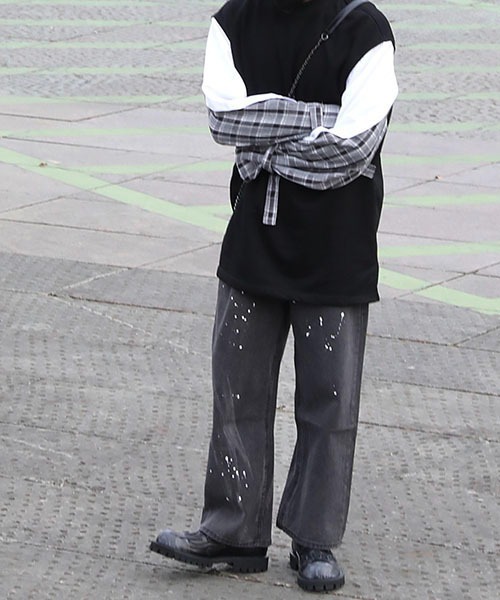 WESTBOY（ウエストボーイ）の「ファイヤーパターンドレスシューズ WO22SH09【WB ORIGINALS】（ドレスシューズ・メンズ・ブラック・42/40/43/41）」の4枚目の写真