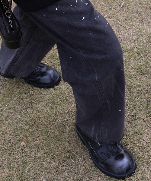 WESTBOY（ウエストボーイ）の「ファイヤーパターンドレスシューズ WO22SH09【WB ORIGINALS】（ドレスシューズ・メンズ・ブラック・42/40/43/41）」の8枚目の写真