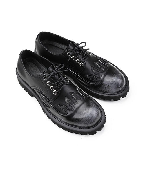 WESTBOY（ウエストボーイ）の「ファイヤーパターンドレスシューズ WO22SH09【WB ORIGINALS】（ドレスシューズ・メンズ・ブラック・42/40/43/41）」の13枚目の写真