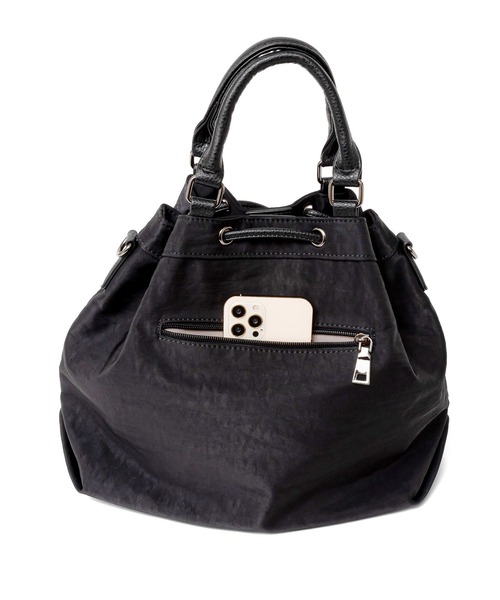 セール】巾着2wayナイロントートバッグ A4 ショルダーバッグ 大容量