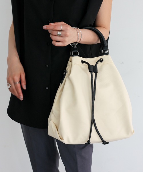 stacksbookstore - 2way nylon tote ベージュ 2way stacksbookstore