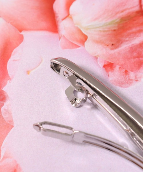 BAYBLO（ベイブロ）の「(SB)ニュアンス カーブ スティック メタル バレッタ（バレッタ/ヘアクリップ・レディース・シルバー/ゴールド・FREE）」の7枚目の写真