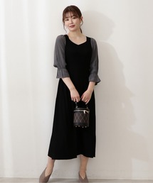 PROPORTION BODY DRESSING | ハートカットハイウエストニットワンピース / 1212240806(ワンピース)