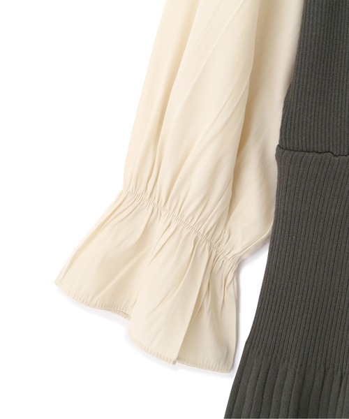 PROPORTION BODY DRESSING（プロポーションボディドレッシング）の「ハートカットハイウエストニットワンピース / 1212240806（ワンピース・レディース・ブラック/グレー/カーキ・SMALL/MEDIUM）」の20枚目の写真