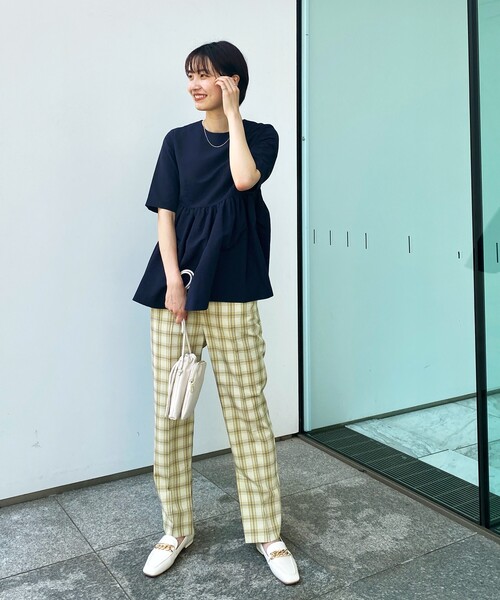 OPAQUE.CLIP（オペークドットクリップ）の「◆スクエアトゥチェーンローファー（その他シューズ・レディース・オフホワイト/ブラック/ベージュ・02/03）」の7枚目の写真