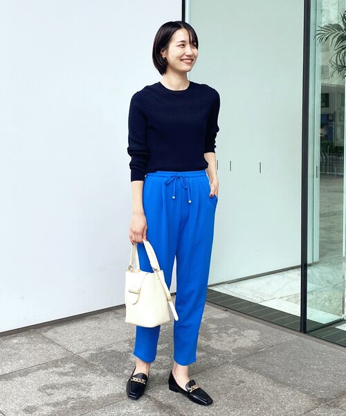 OPAQUE.CLIP（オペークドットクリップ）の「◆スクエアトゥチェーンローファー（その他シューズ・レディース・オフホワイト/ブラック/ベージュ・02/03）」の8枚目の写真