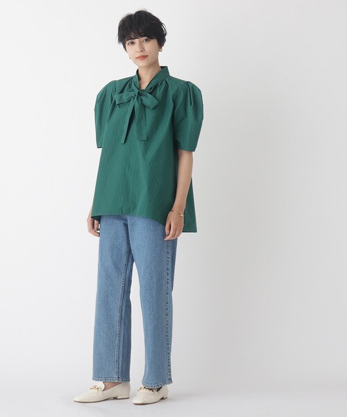 OPAQUE.CLIP（オペークドットクリップ）の「◆スクエアトゥチェーンローファー（その他シューズ・レディース・オフホワイト/ブラック/ベージュ・02/03）」の9枚目の写真