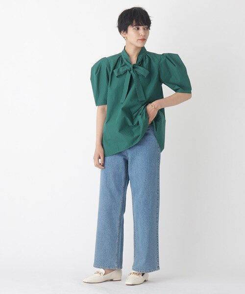 OPAQUE.CLIP（オペークドットクリップ）の「◆スクエアトゥチェーンローファー（その他シューズ・レディース・オフホワイト/ブラック/ベージュ・02/03）」の10枚目の写真