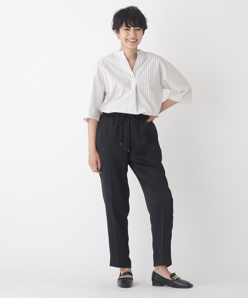 OPAQUE.CLIP（オペークドットクリップ）の「◆スクエアトゥチェーンローファー（その他シューズ・レディース・オフホワイト/ブラック/ベージュ・02/03）」の12枚目の写真