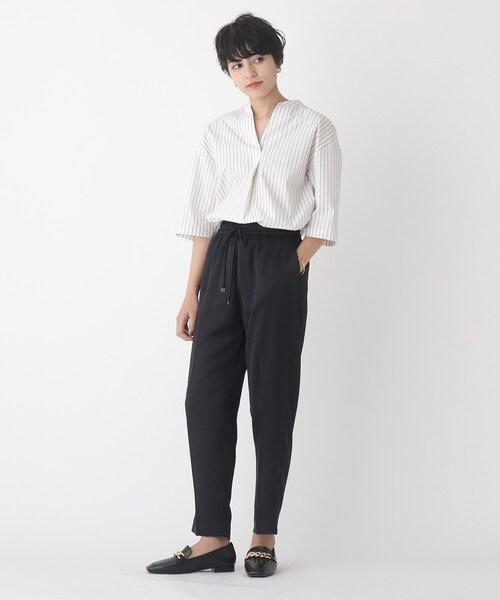 OPAQUE.CLIP（オペークドットクリップ）の「◆スクエアトゥチェーンローファー（その他シューズ・レディース・オフホワイト/ブラック/ベージュ・02/03）」の14枚目の写真