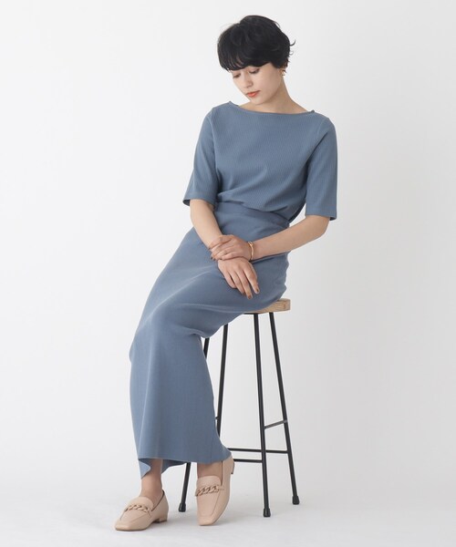 OPAQUE.CLIP（オペークドットクリップ）の「◆スクエアトゥチェーンローファー（その他シューズ・レディース・オフホワイト/ブラック/ベージュ・02/03）」の16枚目の写真