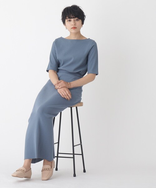 OPAQUE.CLIP（オペークドットクリップ）の「◆スクエアトゥチェーンローファー（その他シューズ・レディース・オフホワイト/ブラック/ベージュ・02/03）」の17枚目の写真