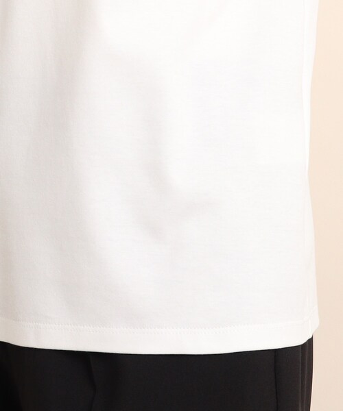 COUP DE CHANCE（クードシャンス）の「◆【洗える/日本製】ロゴプリントTシャツ（Tシャツ/カットソー・レディース・ホワイト系1/ホワイト系2/ブラック系・40/38/36/34）」の9枚目の写真
