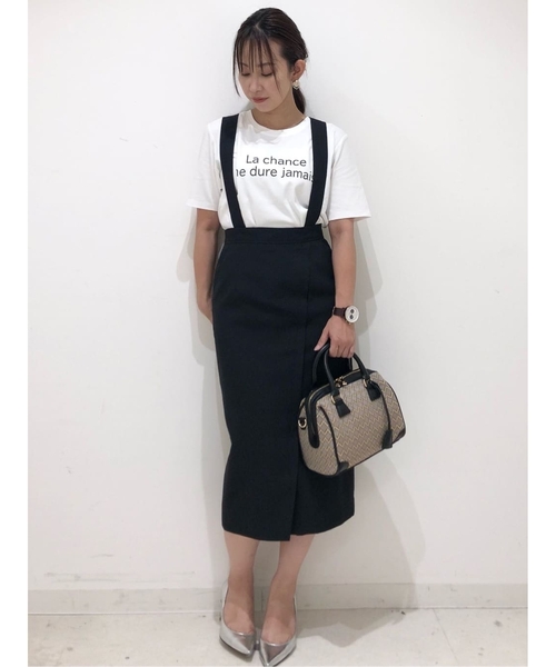 COUP DE CHANCE（クードシャンス）の「◆【洗える/日本製】ロゴプリントTシャツ（Tシャツ/カットソー・レディース・ホワイト系1/ホワイト系2/ブラック系・40/38/36/34）」の20枚目の写真