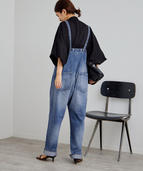FRAMeWORK(フレームワーク)の「【DENIM DELIGHT/デニムデライト】11OZデニムオーバーオール2(サロペット/オーバーオール・レディース・ブルー系その他・SMALL/MEDIUM)」の4枚目の写真