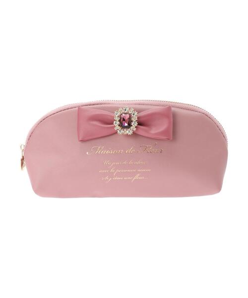 Maison de FLEUR（メゾンドフルール）の「ピンクピンク合皮リボン