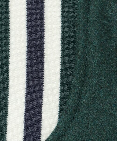 VENCEEXCHANGE(ヴァンスエクスチェンジ)の「フェイクメルトン切り替えBIGスタジャン/オーバーサイズ配色切り替えブルゾン(スタジャン・メンズ・ブラック/グリーン/ネイビー・FREE)」の15枚目の写真