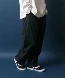 ANPAS | Stretch Tuck Wide Chino Pants/ストレッチ タックワイド チノパンツ スラックス(スラックス)