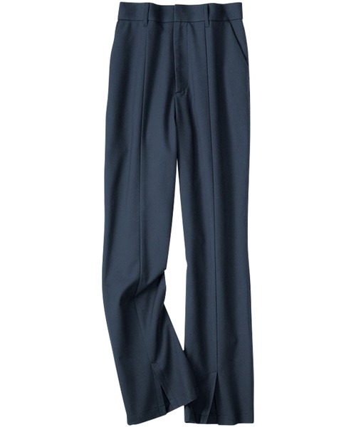 BELLUNA PLUS(ベルーナ)の「ウール入りスリットデザインフレアパンツ(その他パンツ・レディース・アイボリー/ロイヤルブルー・MEDIUM/LARGE/X-LARGE)」の6枚目の写真