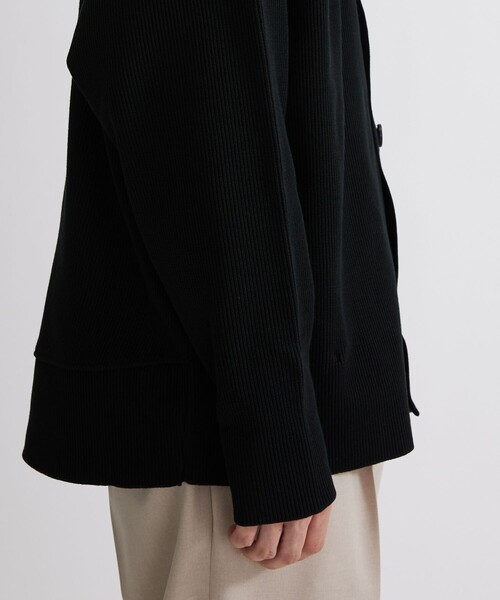 UNITED TOKYO（ユナイテッドトウキョウ）の「リラックスワッフルカーデ（カーディガン/ボレロ・メンズ・ブラック/ベージュ/グリーン・1/2）」の19枚目の写真