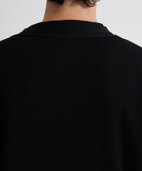 UNITED TOKYO（ユナイテッドトウキョウ）の「リラックスワッフルカーデ（カーディガン/ボレロ・メンズ・ブラック/ベージュ/グリーン・1/2）」の11枚目の写真