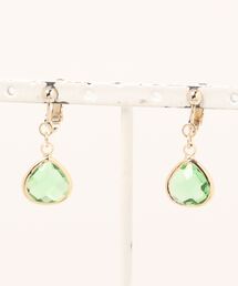 【Boite de maco】Green Dropイヤリング
