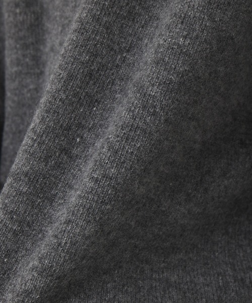 qualite（カリテ）の「ファインウールクルーネックプルオーバー（ニット/セーター・レディース・サックスブルー/チャコールグレー/オフホワイト/ライトグレー/グリーン/ベージュ・38/36）」の17枚目の写真