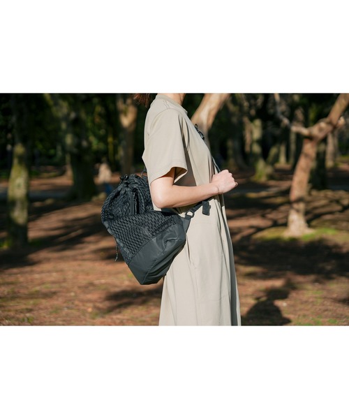 Snow Peak（スノーピーク）の「Double Face Mesh Shoulder Bag（バックパック/リュック・メンズ・ブラック・1）」の20枚目の写真