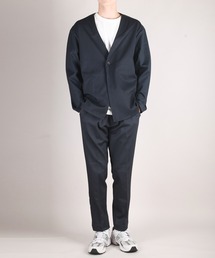WESTSEA（ウエストシー）の「MVSニット ノーカラージャケット イージートラウザー セットアップ（セットアップ）」