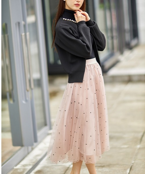 tocco closet（トッコ クローゼット）の「フロッキードット
