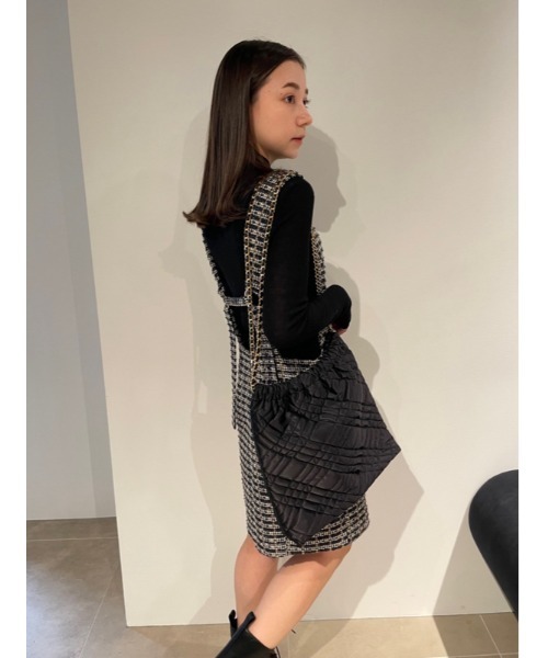 シンプルシアーニットトップス