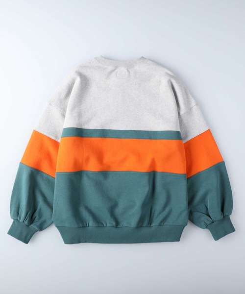 Lee（リー）の「【Lee】ライン切替スウェット（スウェット・レディース・オレンジ・M/L）」の10枚目の写真