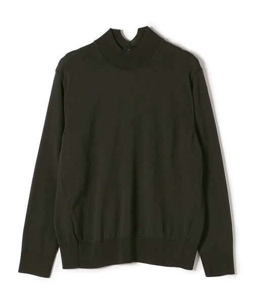SHIPS(シップス)の「SHIPS Primary Navy Label:〈手洗い可能〉ハイゲージハイネックニット(ニット/セーター・レディース・ライラック/ダークグレー/イエロー・ONE SIZE)」の2枚目の写真